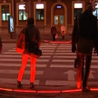 В Мендлеевске появился лежачий светофор — пешеходный переход со светодиодными полосами