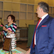 Ильшат Аминов поздравил Альфинур Хисами с победой в конкурсе "Хрустальное перо"