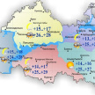 В Татарстане ожидаются дождь, гроза и до +27°С 