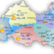 Сегодня в Татарстане ожидаются дождь, гроза и до +20 