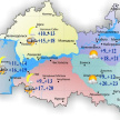 Сегодня в Татарстане ожидаются дождь, гроза и до +23 