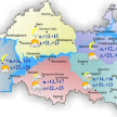 Сегодня в Татарстане местами ожидаются дожди и до +24