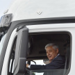 Фарид Мухаметшин дал оценку новому грузовику КАМАЗа, лично прокатившись за рулем 