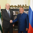 Минниханов обсудил с президентом Абхазии возможности увеличения товарооборота