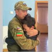 Үксеп елатырлык видео: Махсус операциядән ялга кайткан хәрби балаларын сөендергән 