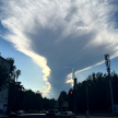 Загадочное облако-смерч повисло в небе над Казанью 